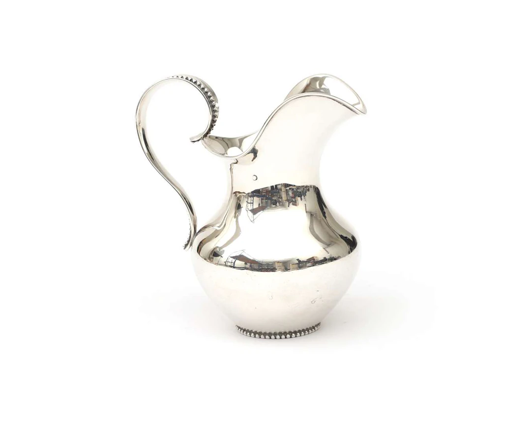 A silver jug, Holland, Amsterdam, 1868