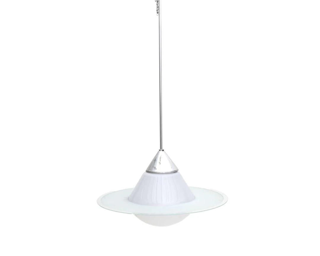 An Art Deco-style pendant lamp, 20th century (4)