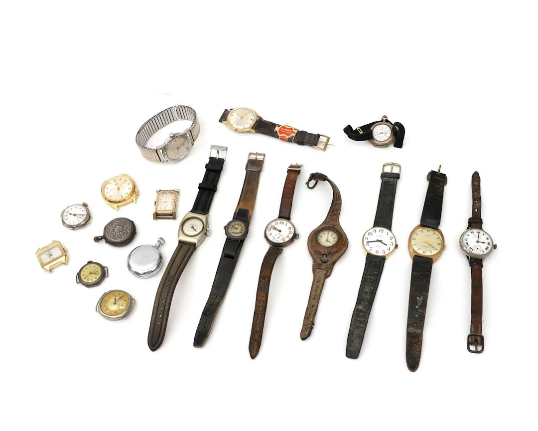 A lot comprising various watches, including an Omega wristwatch