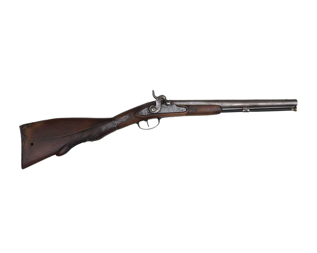 A percussion poacher’s rifle, France, 19th century