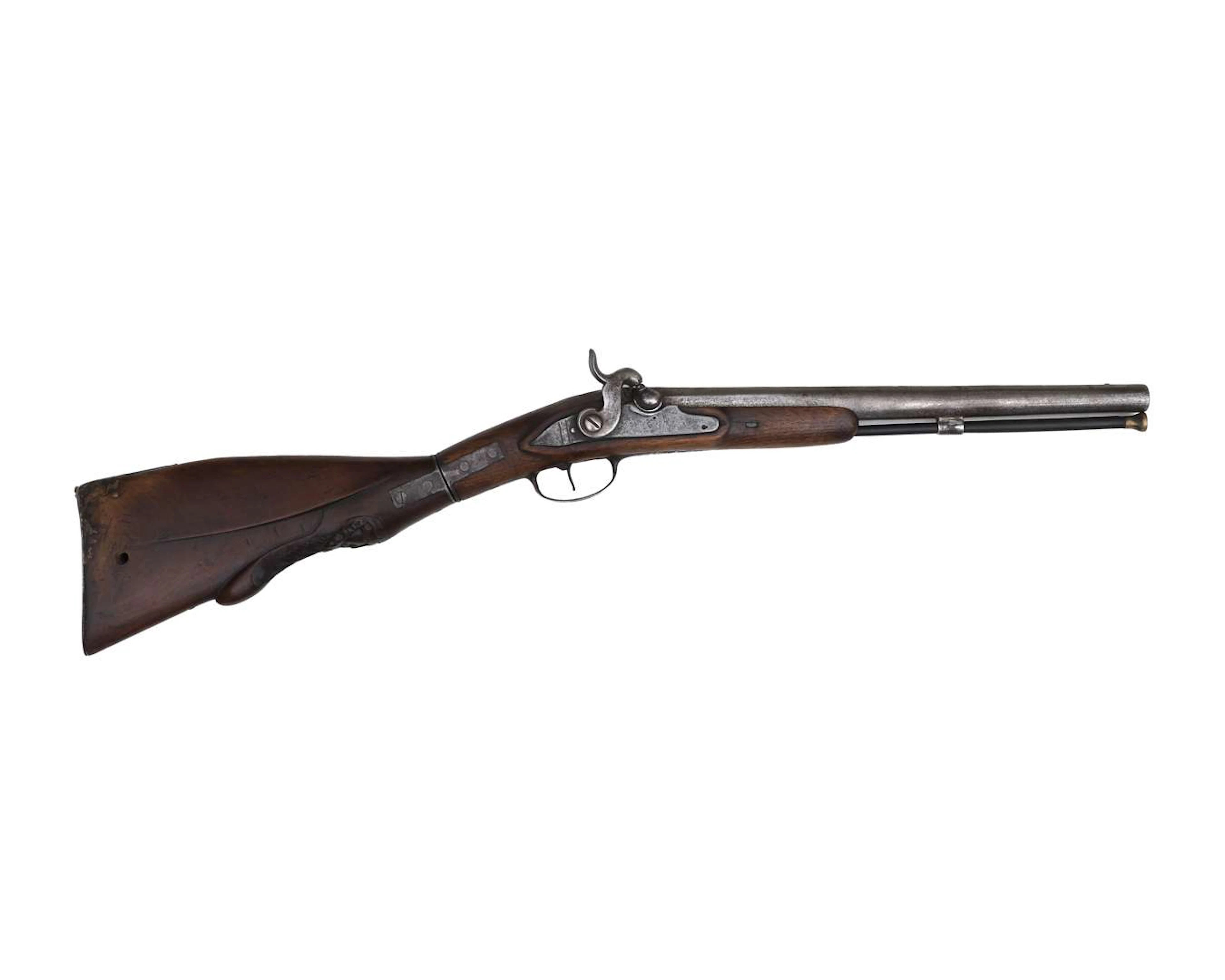 A percussion poacher’s rifle, France, 19th century