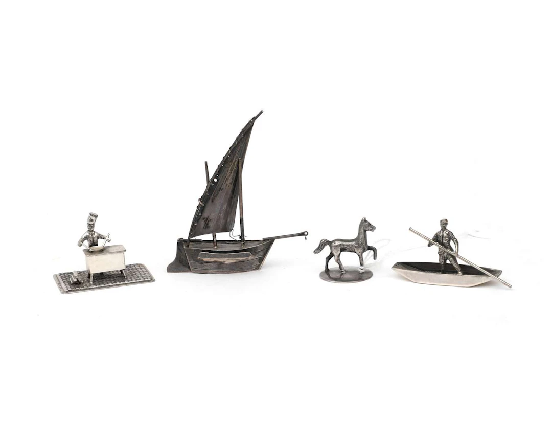 A lot of silver miniatures, 20th century (4)