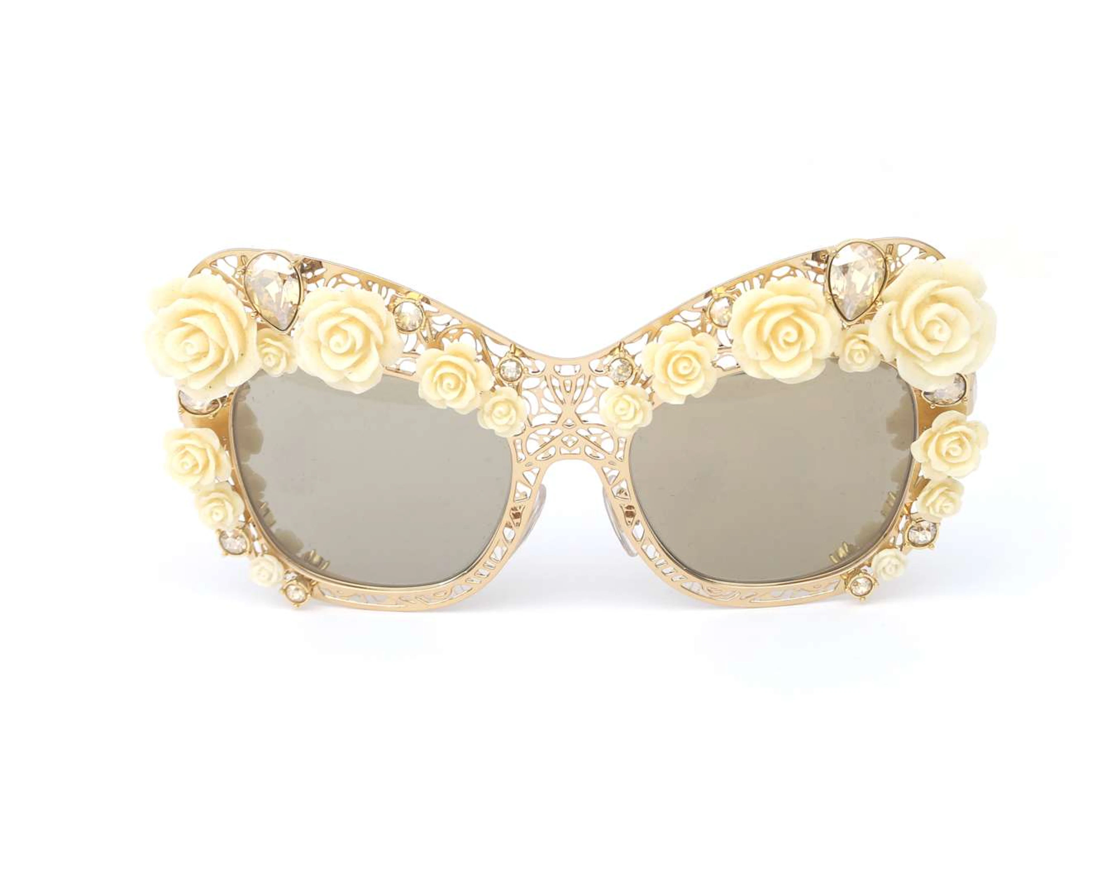 A pair of Limited Edition Dolce & Gabbana filigrain sunglasses