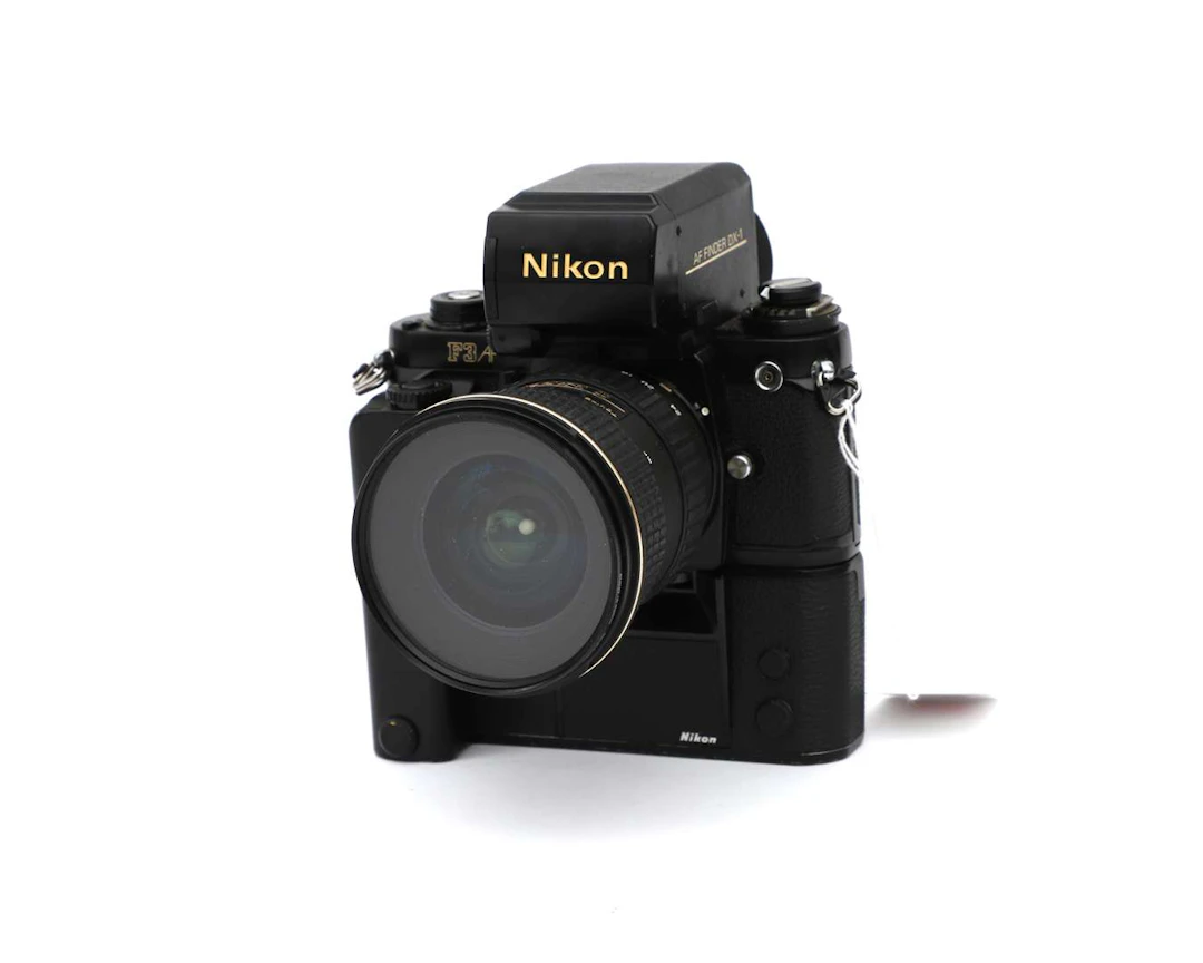 Nikon F3AF with AF Finder DX-1 and Nikon MD-4 motor drive