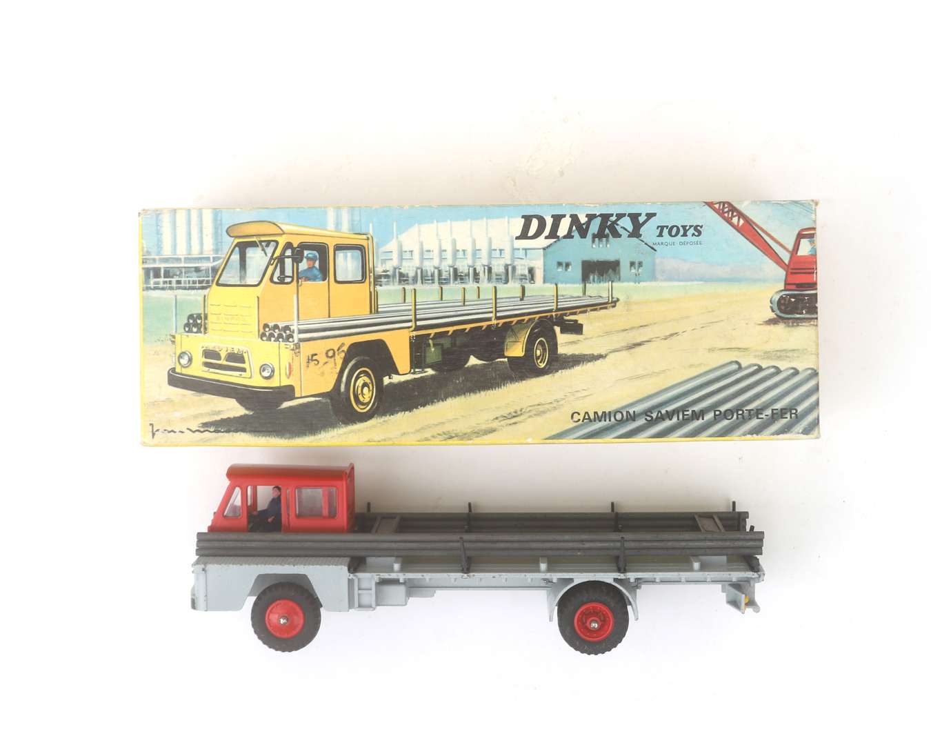 Dinky Toys Rif 571 Saviem Trafic Van A Cavalli Con 1 Sulky 1969 Quasi Nuovo