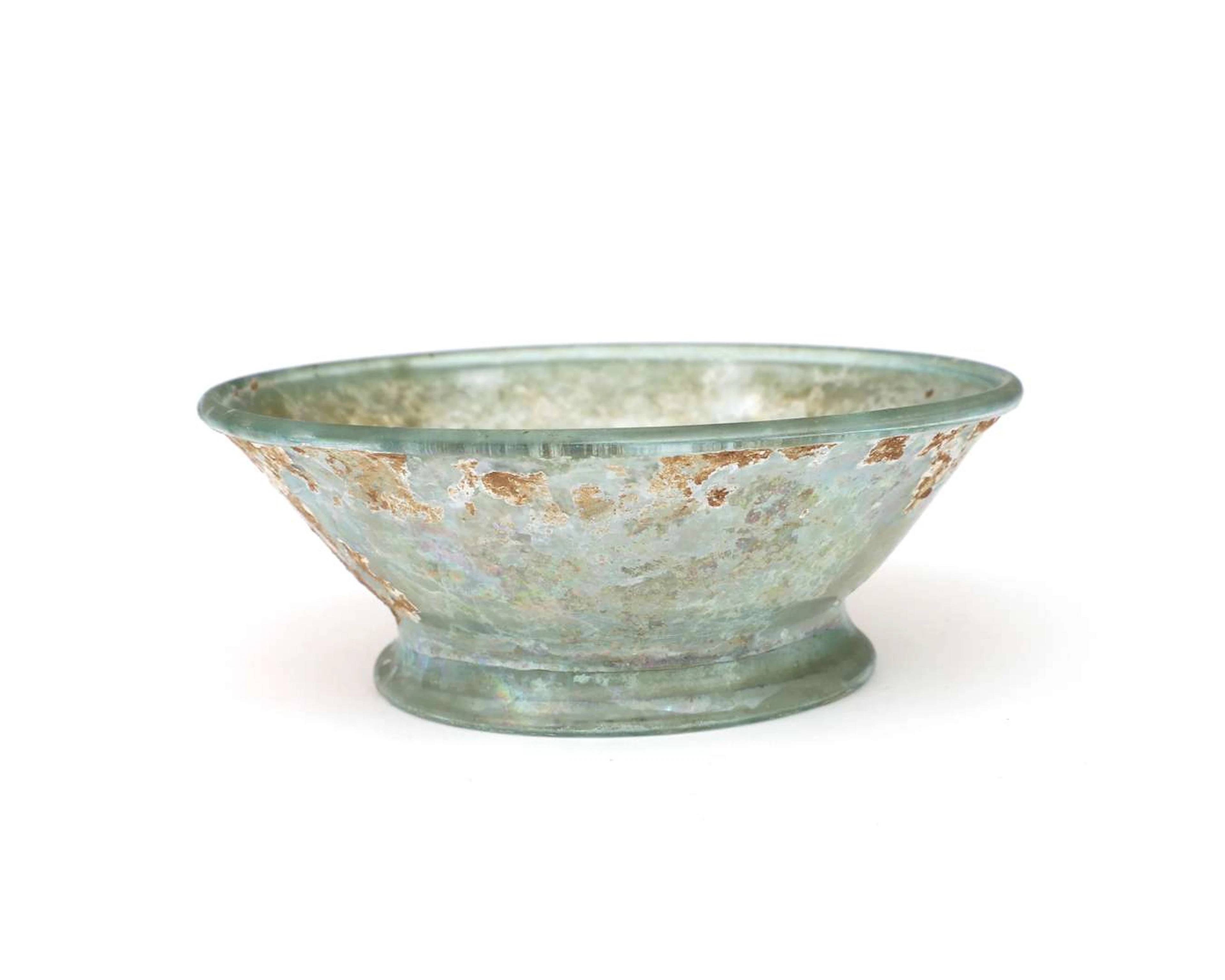 A glass bowl, Roman empire, 2nd-4th century AD