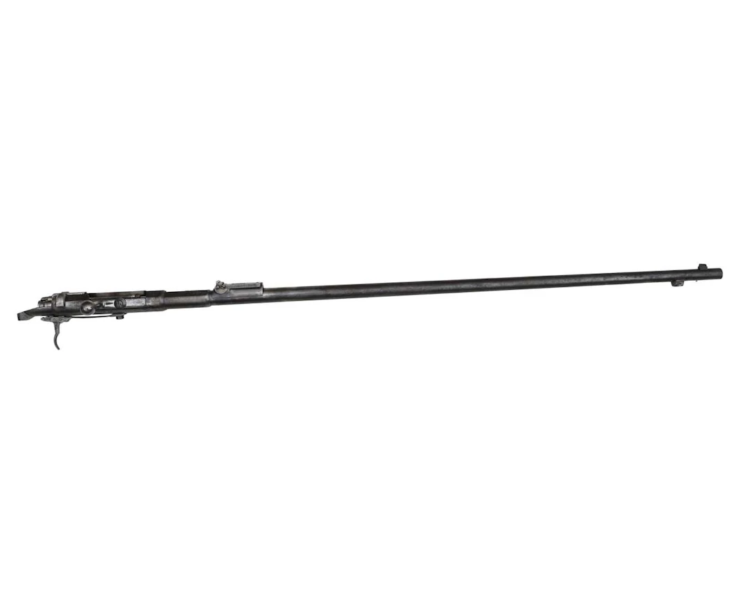 The internal mechanism of a Mauser 1871 bolt-action rifle, manufactured