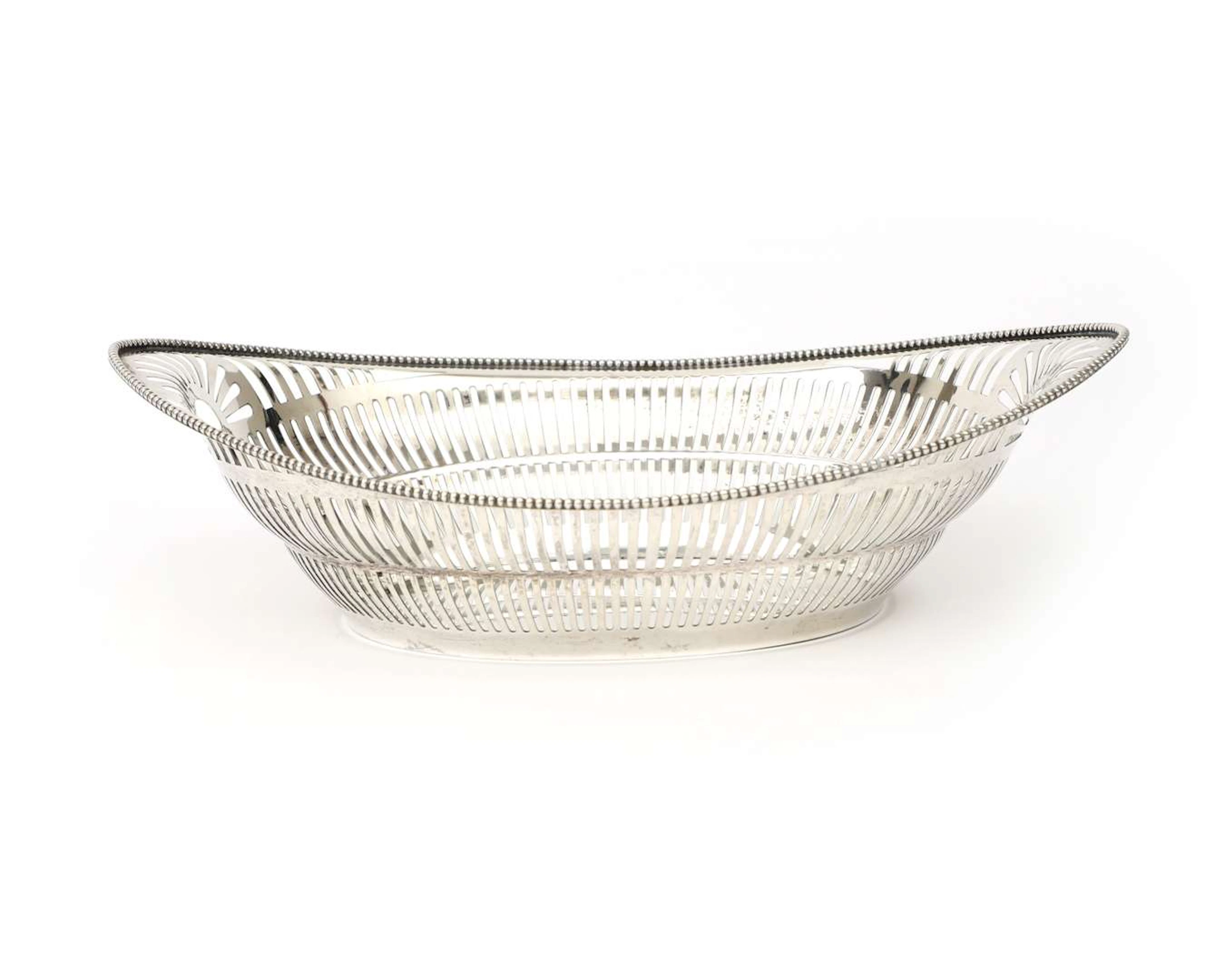 A silver bread basket, Netherlands, Haarlem, 1970
