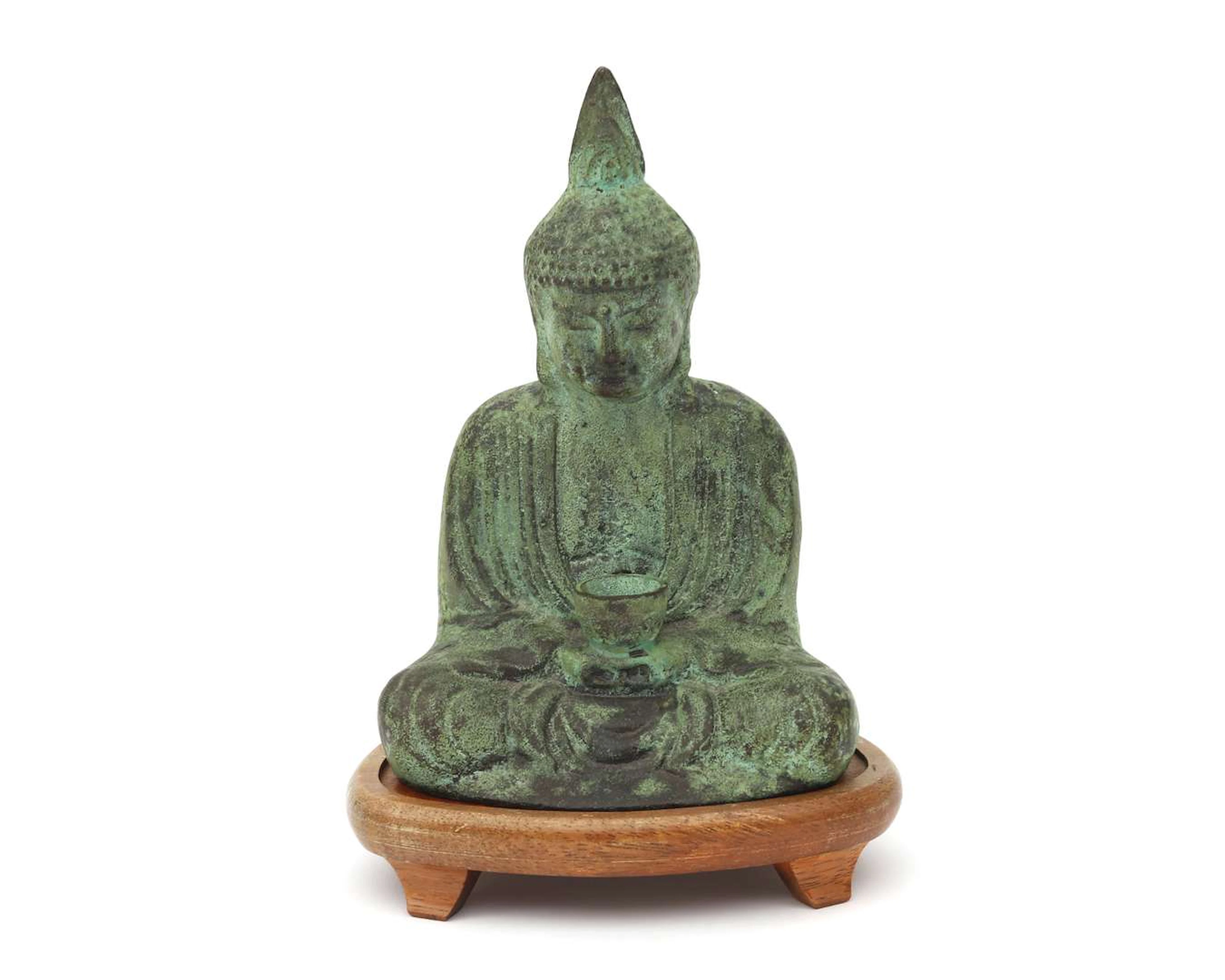 A bronze Buddha, Hong Kong, 20th century
