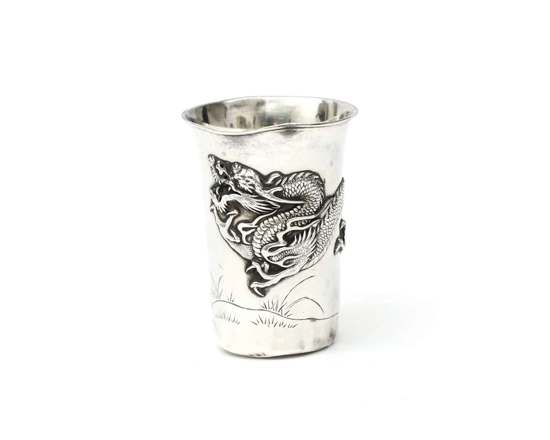A silver cup, Japan, Meiji period (1868–1912, c. 1900)
