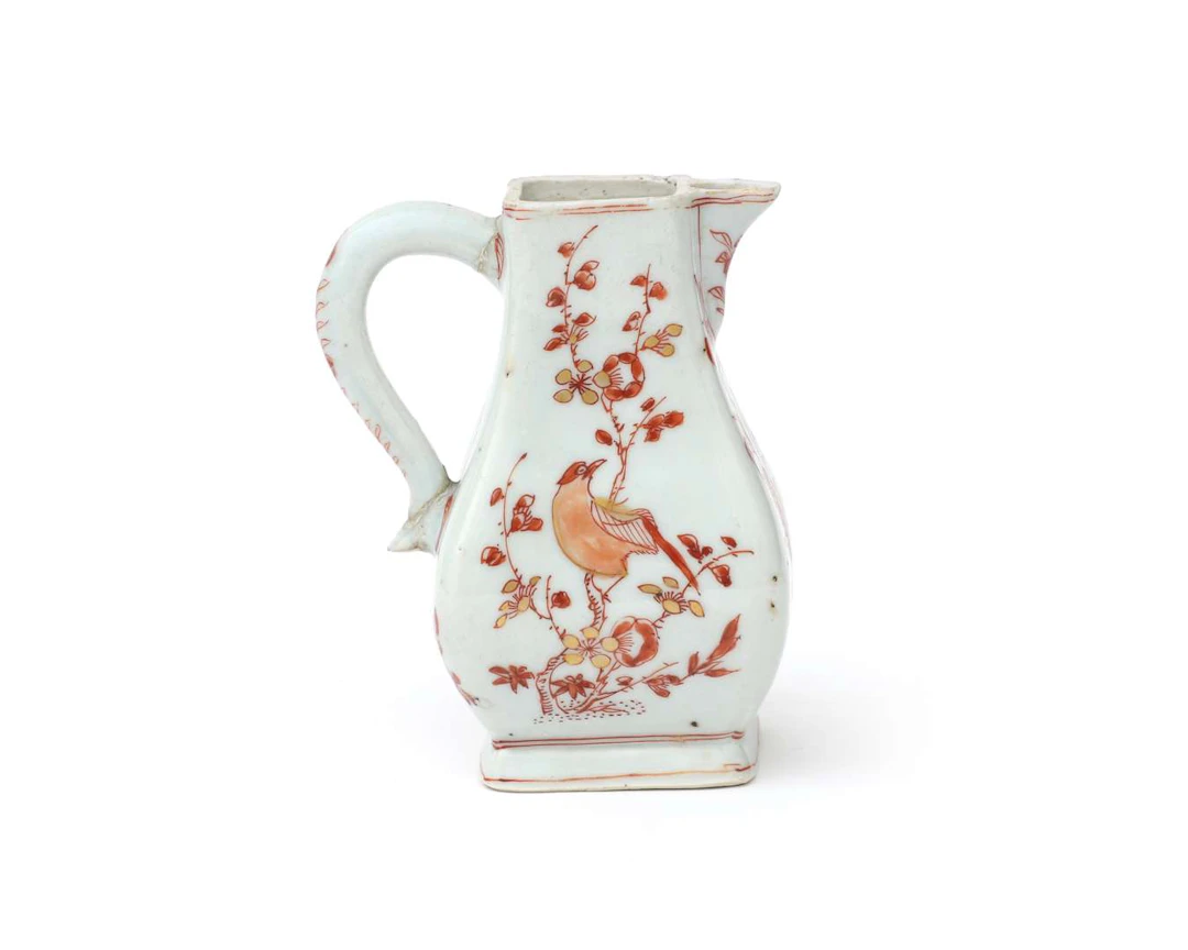 A porcelain cream jug, China, 18th century
