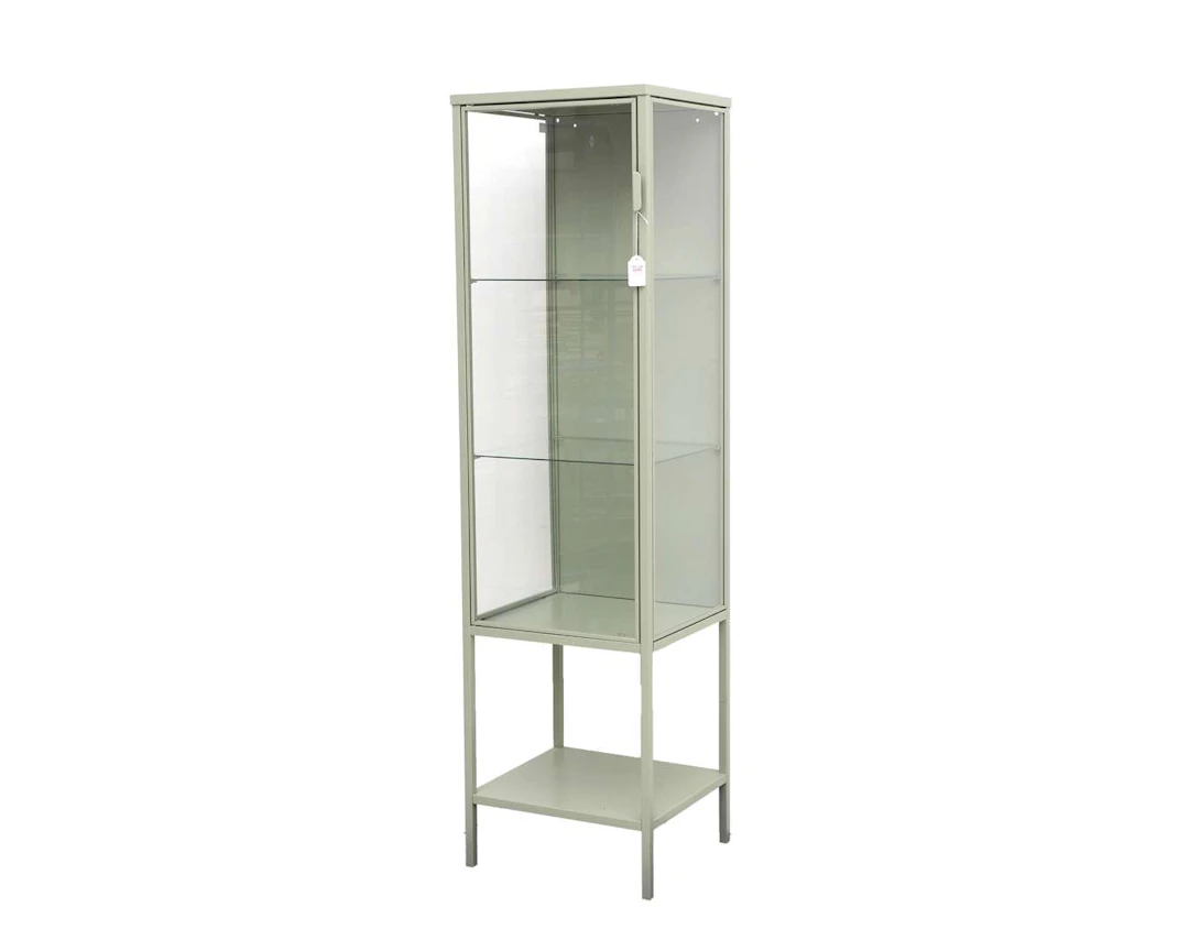 A metal display cabinet, 21st century