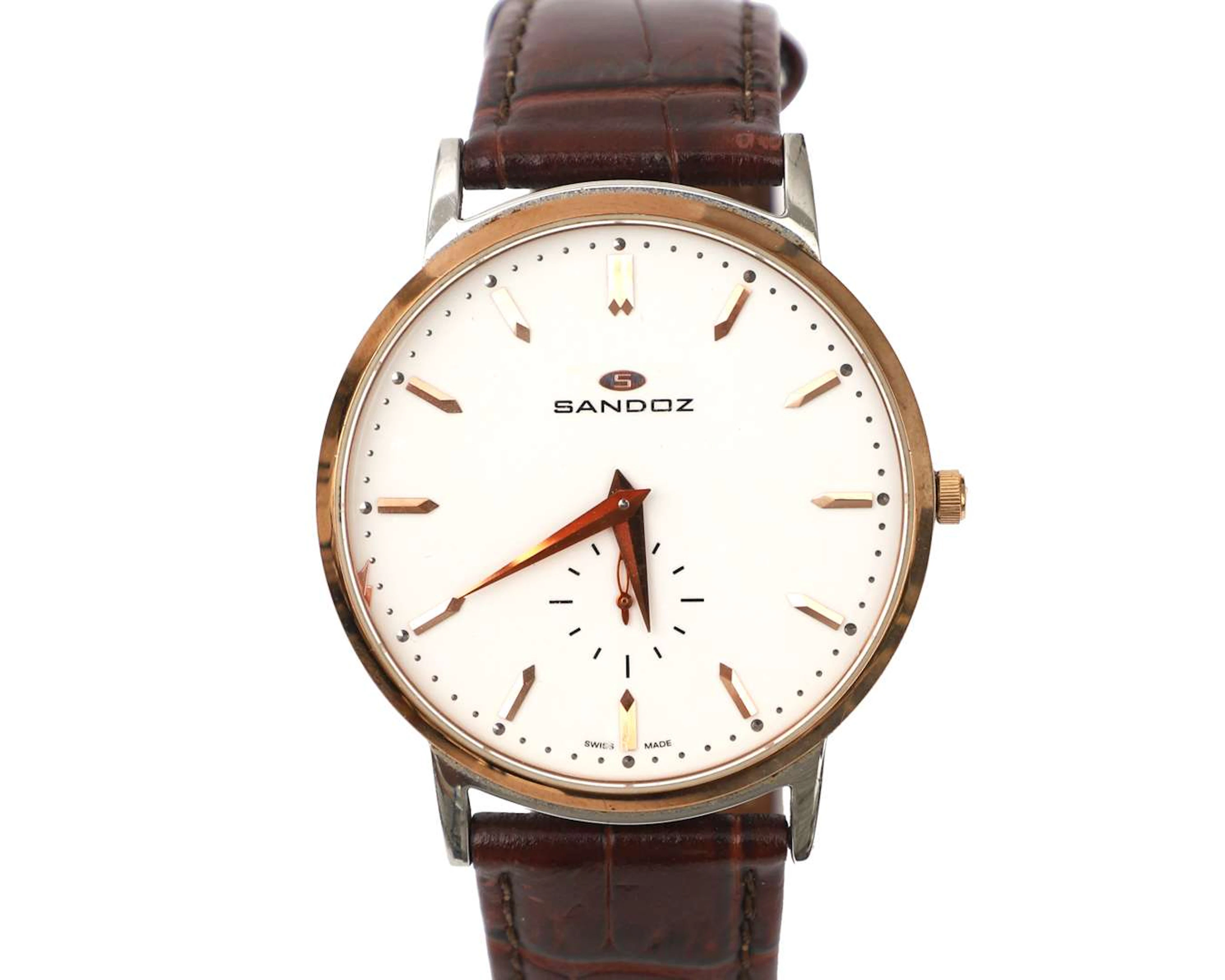 A Sandoz Calatrava wristwatch