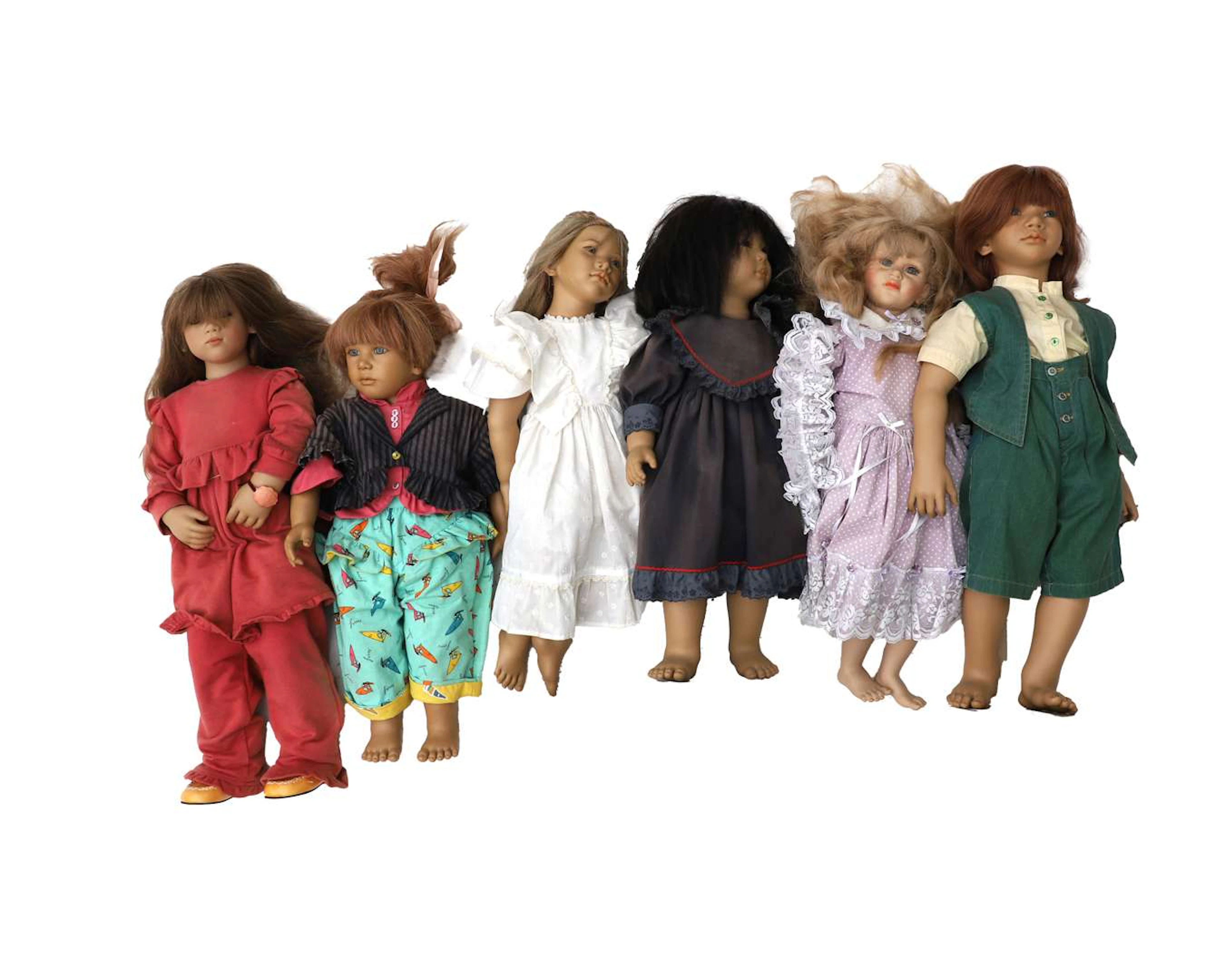 A lot comprising various dolls, including Lunette Himstedt