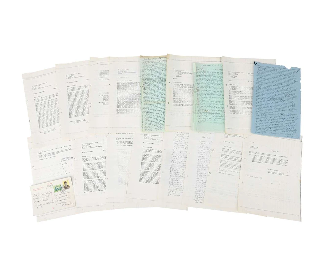 Gerard Reve – 6 original handwritten letters on 8 sheets, mostly written