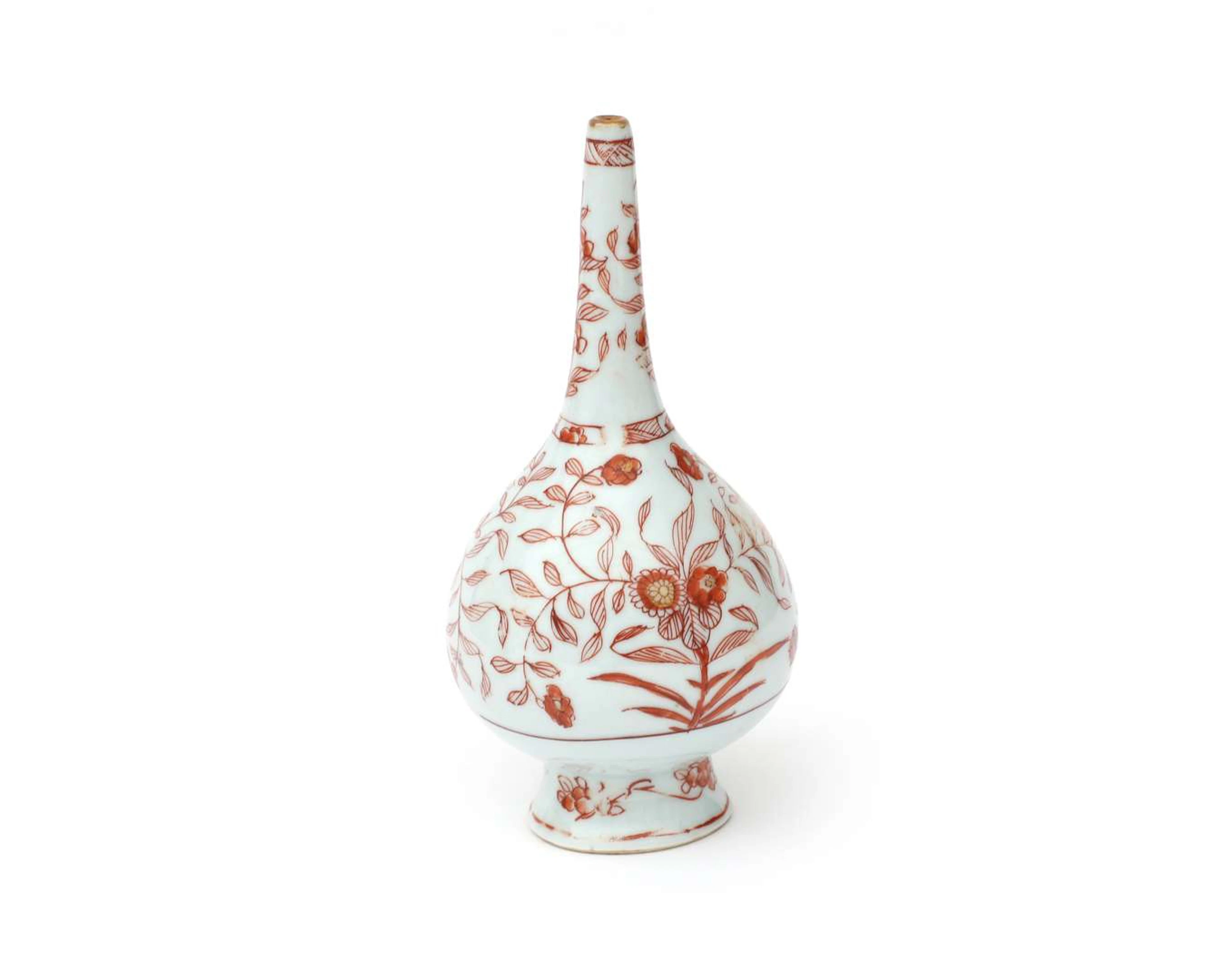 A porcelain rose-water sprinkler, China, Kangxi period (1662–1722), c. 1700