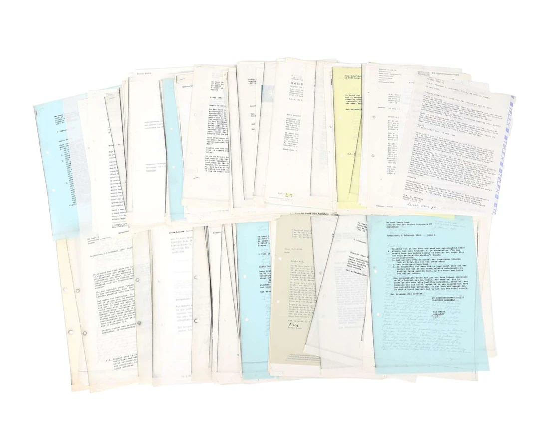 Correspondence from various publishers regarding the works of Gerard