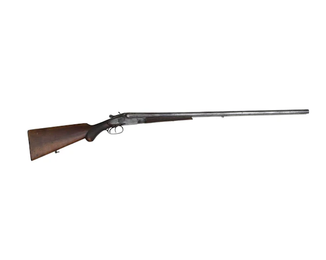 A double-barrelled centre-fire rifle, probably from Denmark, second