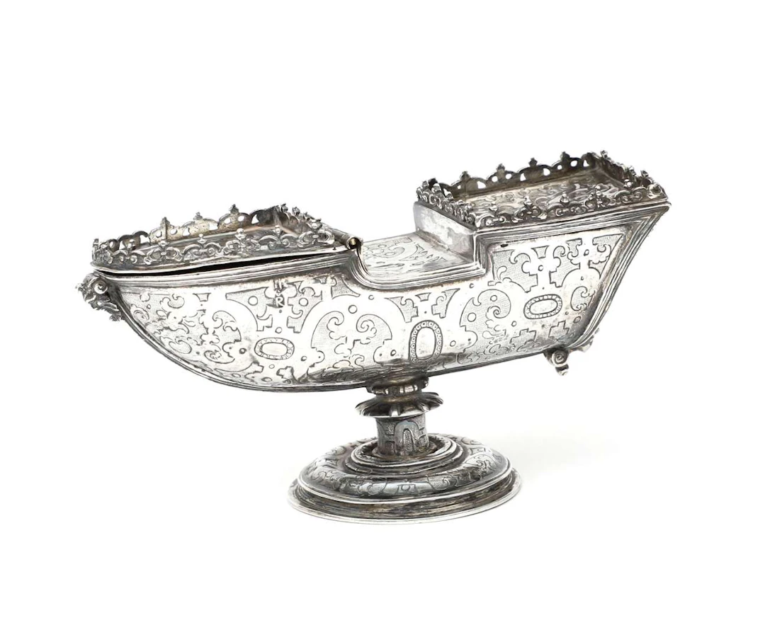 A silver incense burner, Spain or Portugal, late 18th century