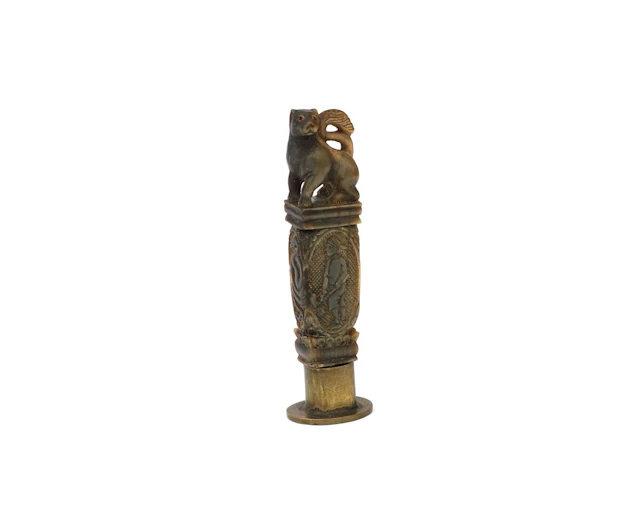 A horn seal stamp, Europe, 19th century
