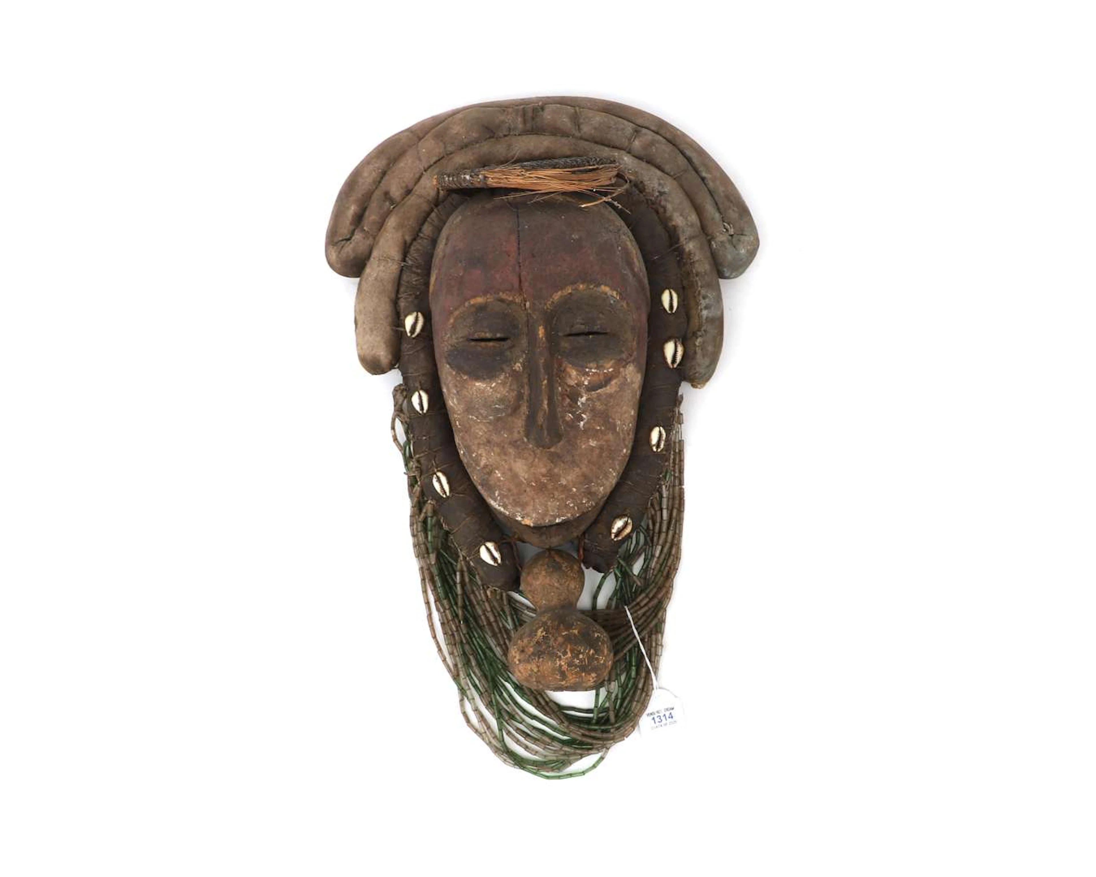 A Chokwe mask, Africa, 20th century