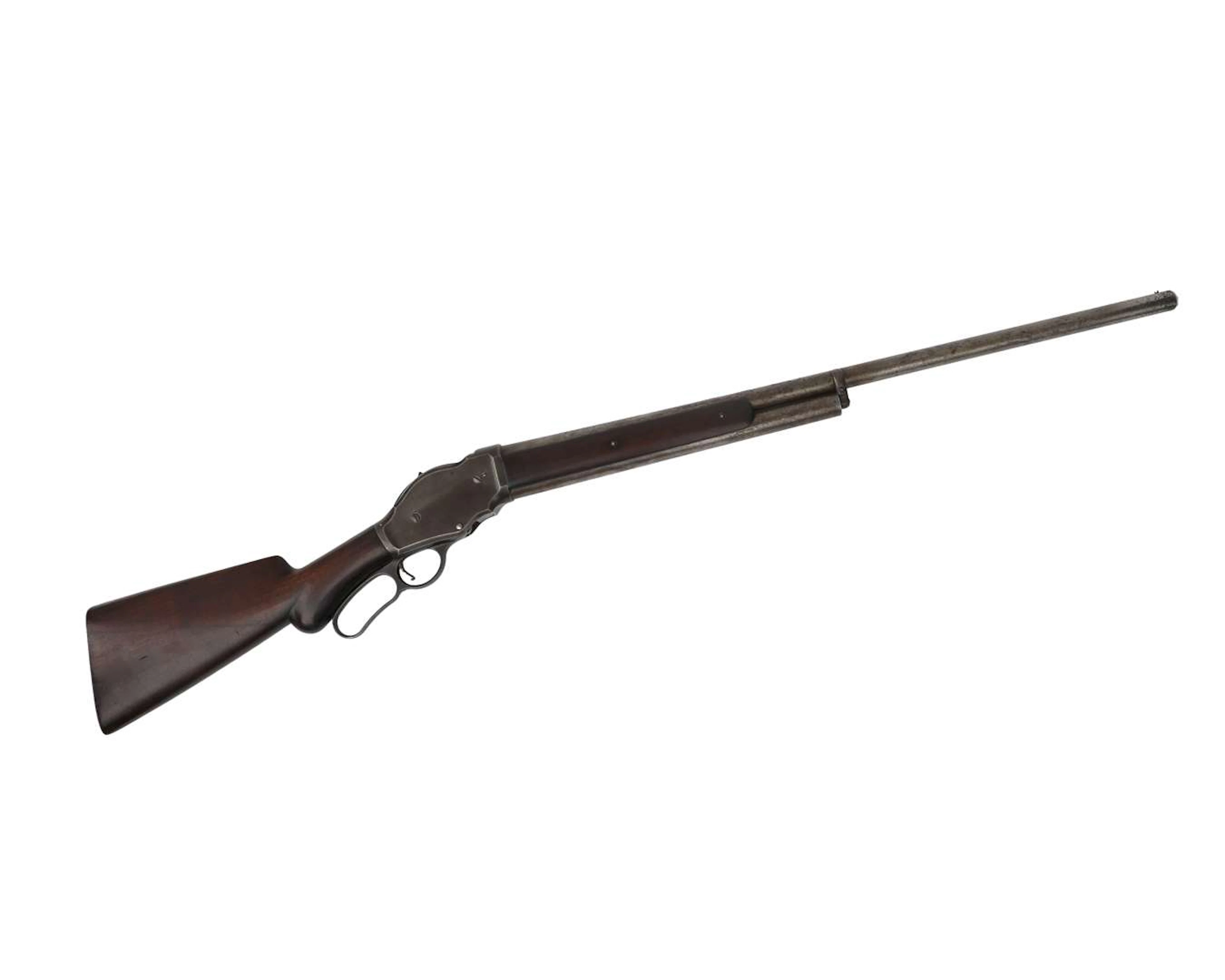 A lever-action rifle, manufactured by: Winchester Repeating Arms Co, USA, 1887