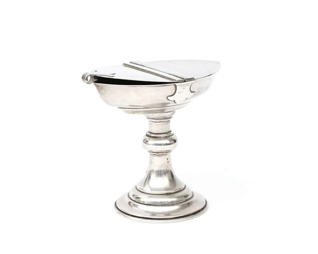 A small silver censer, 19th century