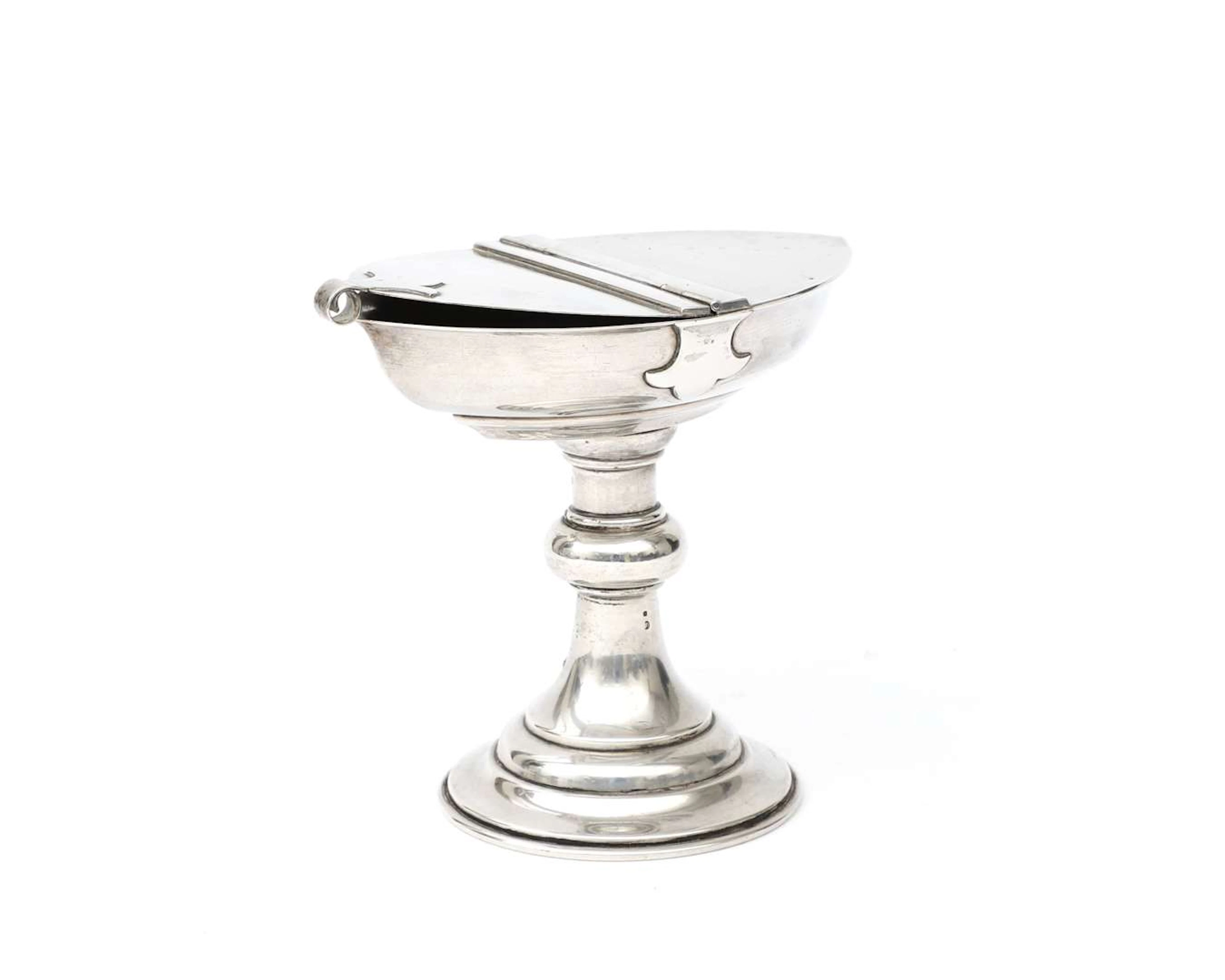 A small silver censer, 19th century