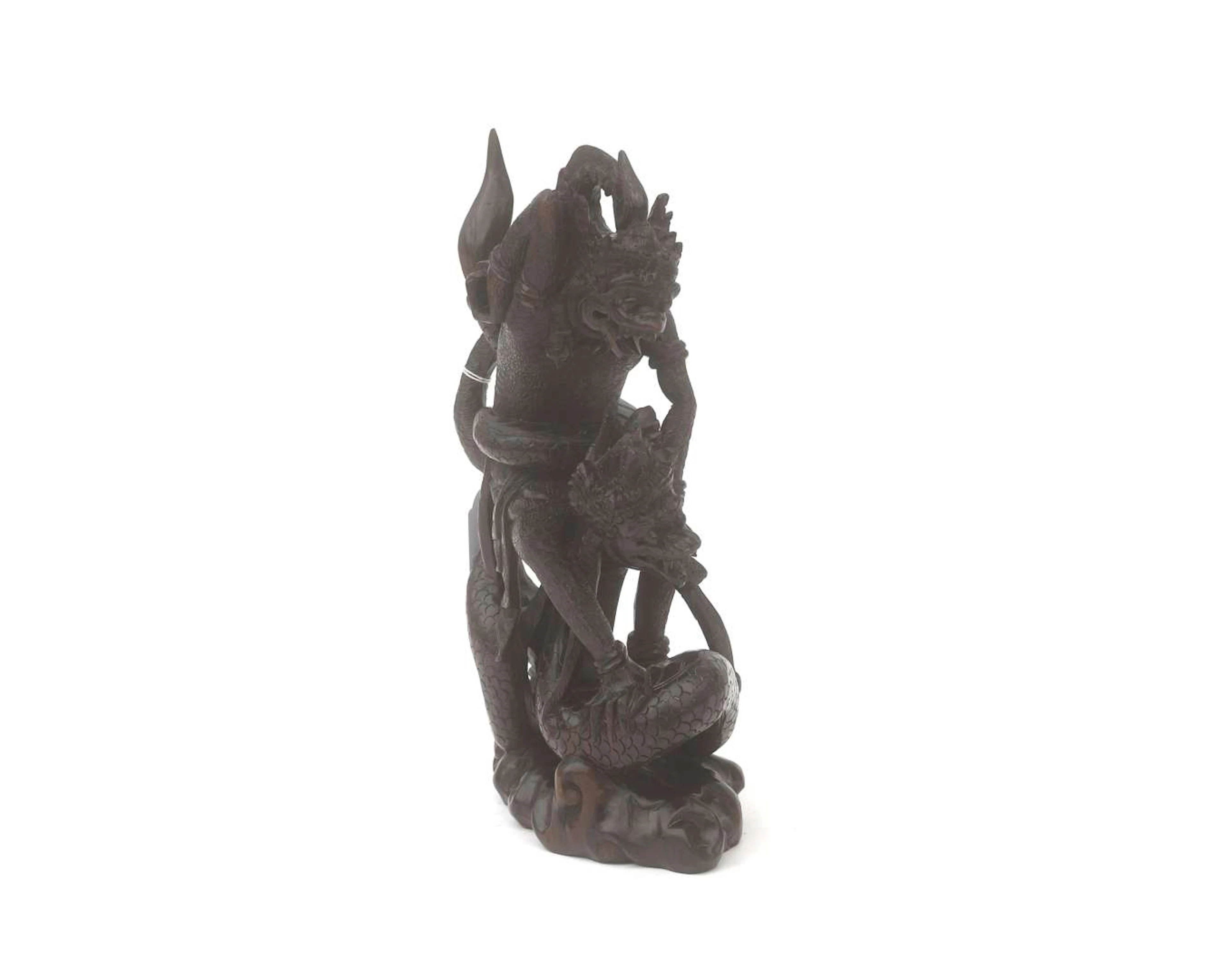 A coromandel carving of Hanuman, Indonesia, 20th century