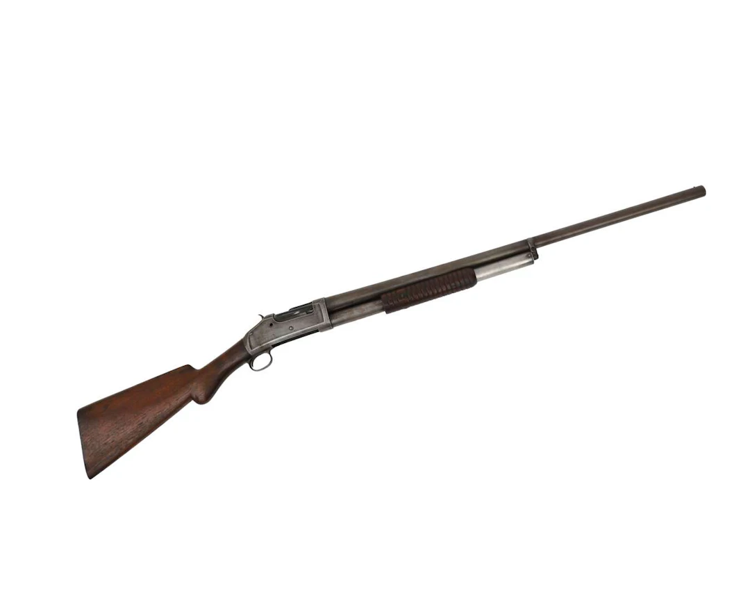 A slide-action rifle, Model 1893, manufactured by: Winchester Repeating