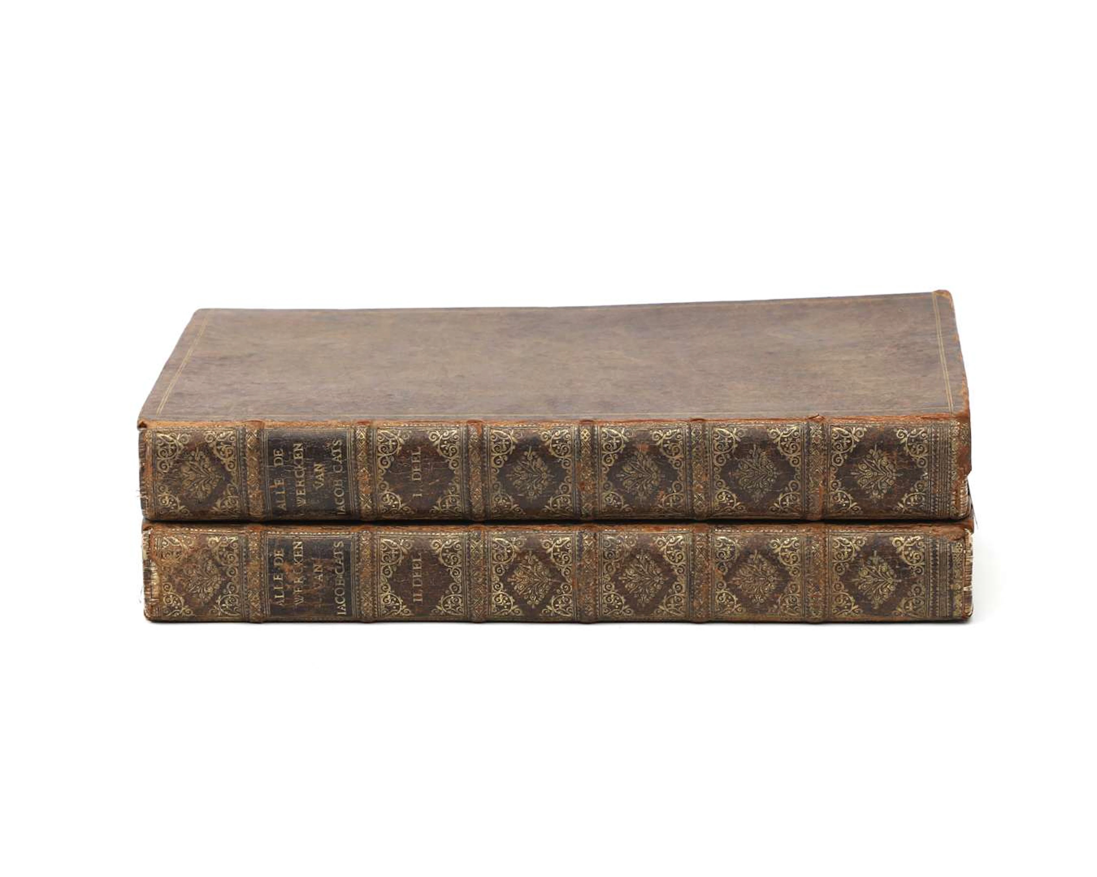 Jacob Cats – The Complete Works – 1700 – 2 volumes – Contemporary