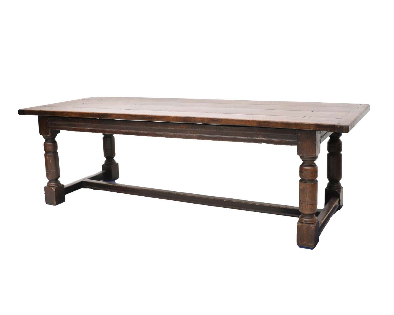 A walnut refectory table, France, 18th century