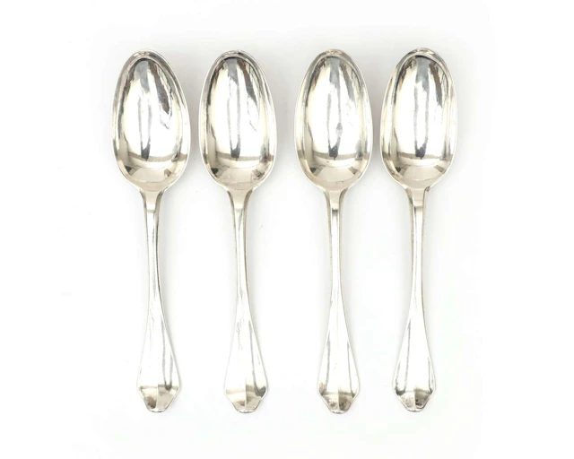 Four silver spoons, Holland, Amsterdam, 1738–1743