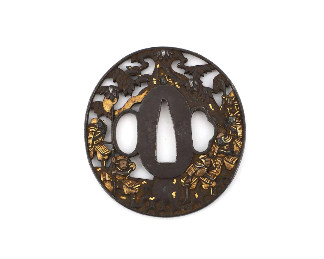 A Hikone/Soten-style sukashi tsuba, Japan, Edo period, 18th/19th century