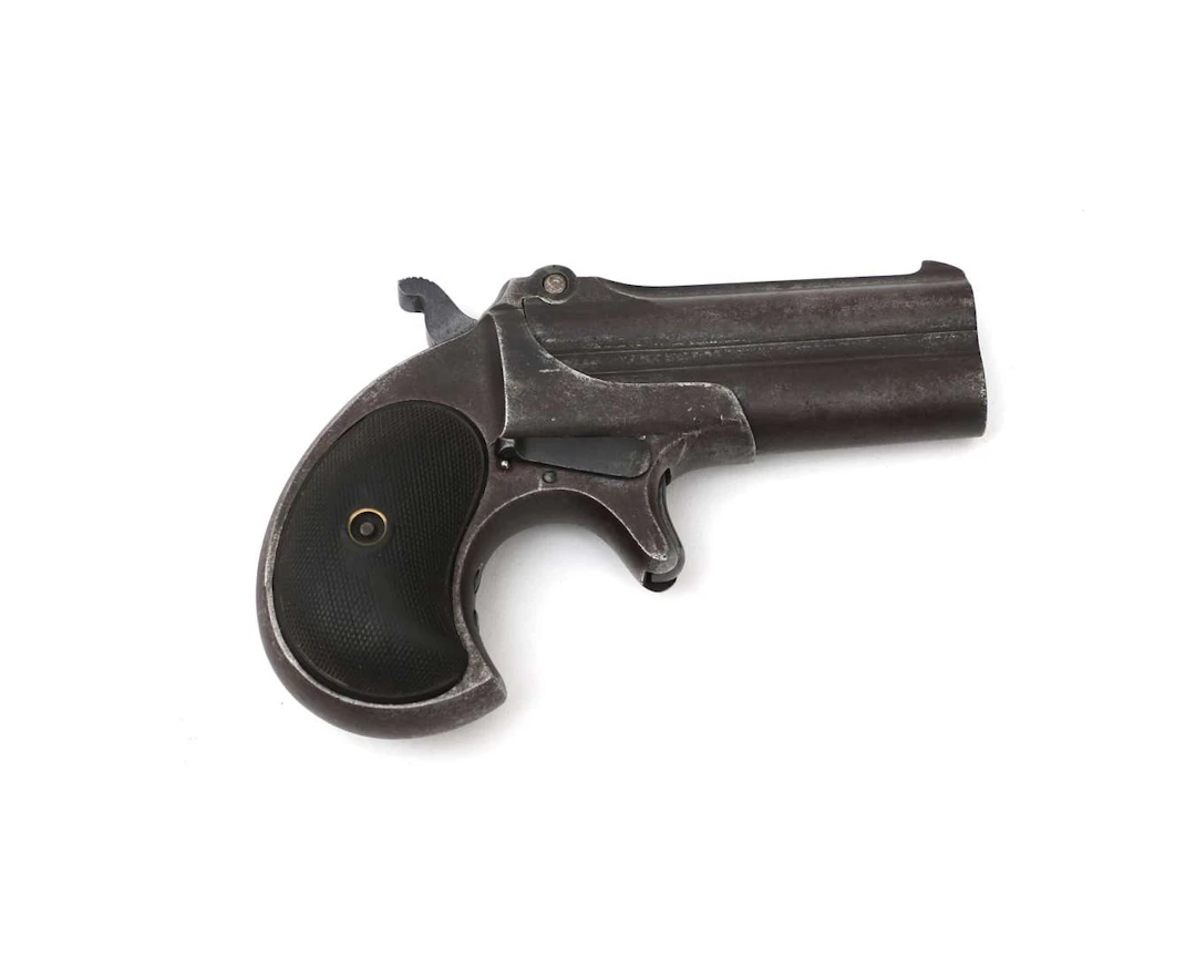 A Double derringer pistol, manufactured by: Remington Arms Co, USA, c. 1889