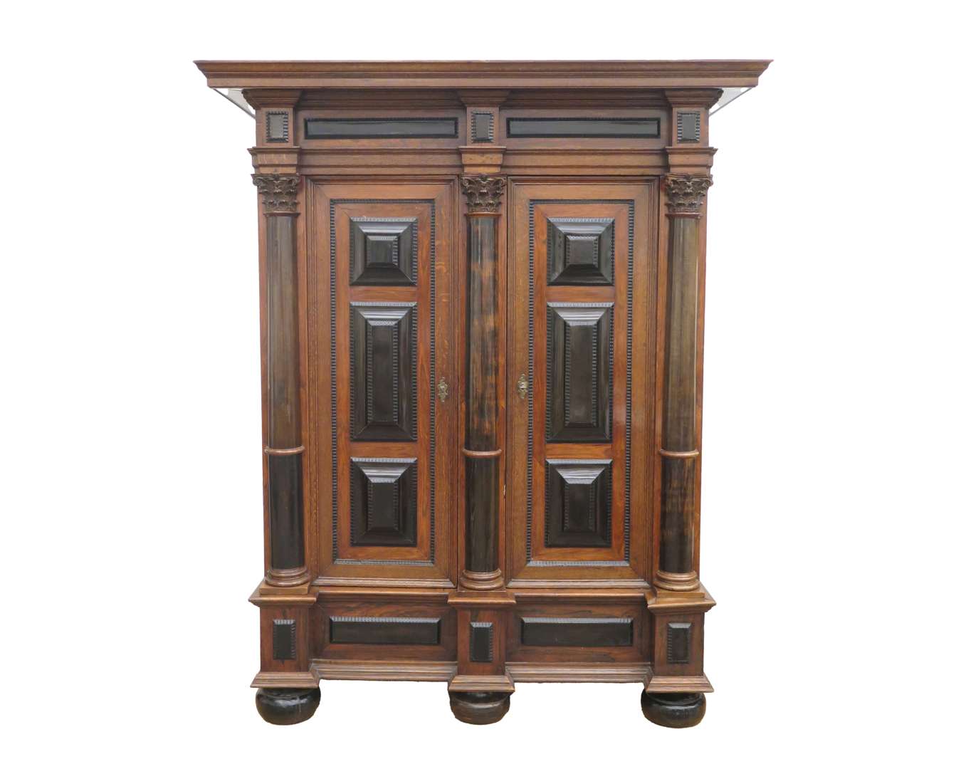 A column cabinet/cabinet, Holland, late 17th century