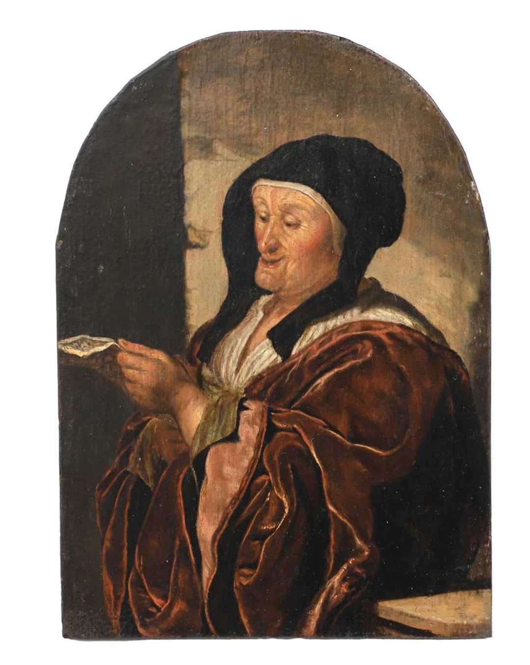 Follower of Frans van Mieris the Elder (1635–1681), *Singing Old Woman*
