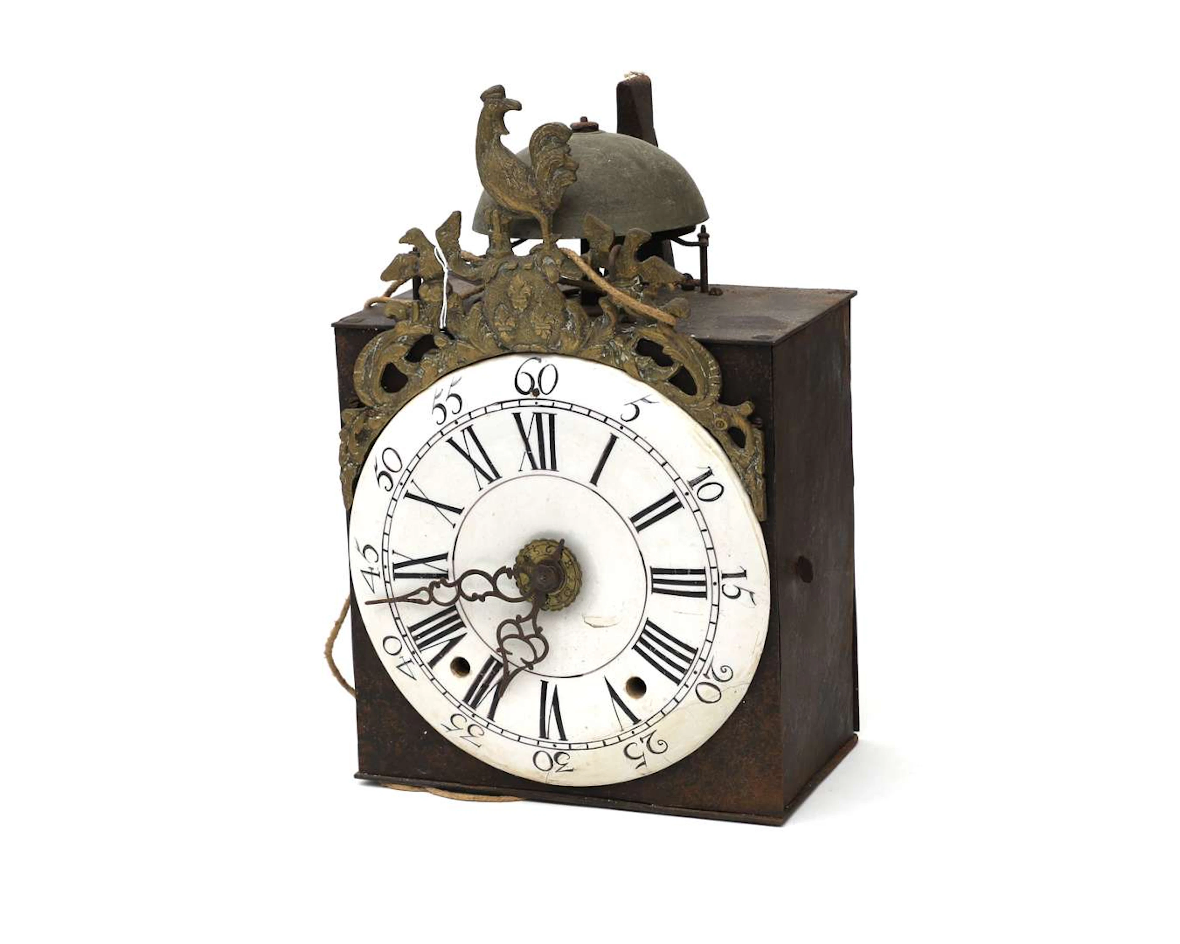 A ‘Haantjes’ Comtois clock, France, 19th century