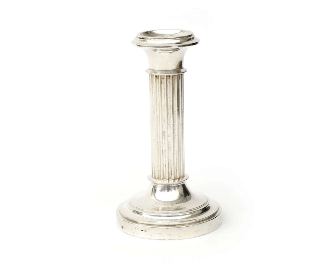 A silver candlestick, Netherlands, Voorschoten, 20th century