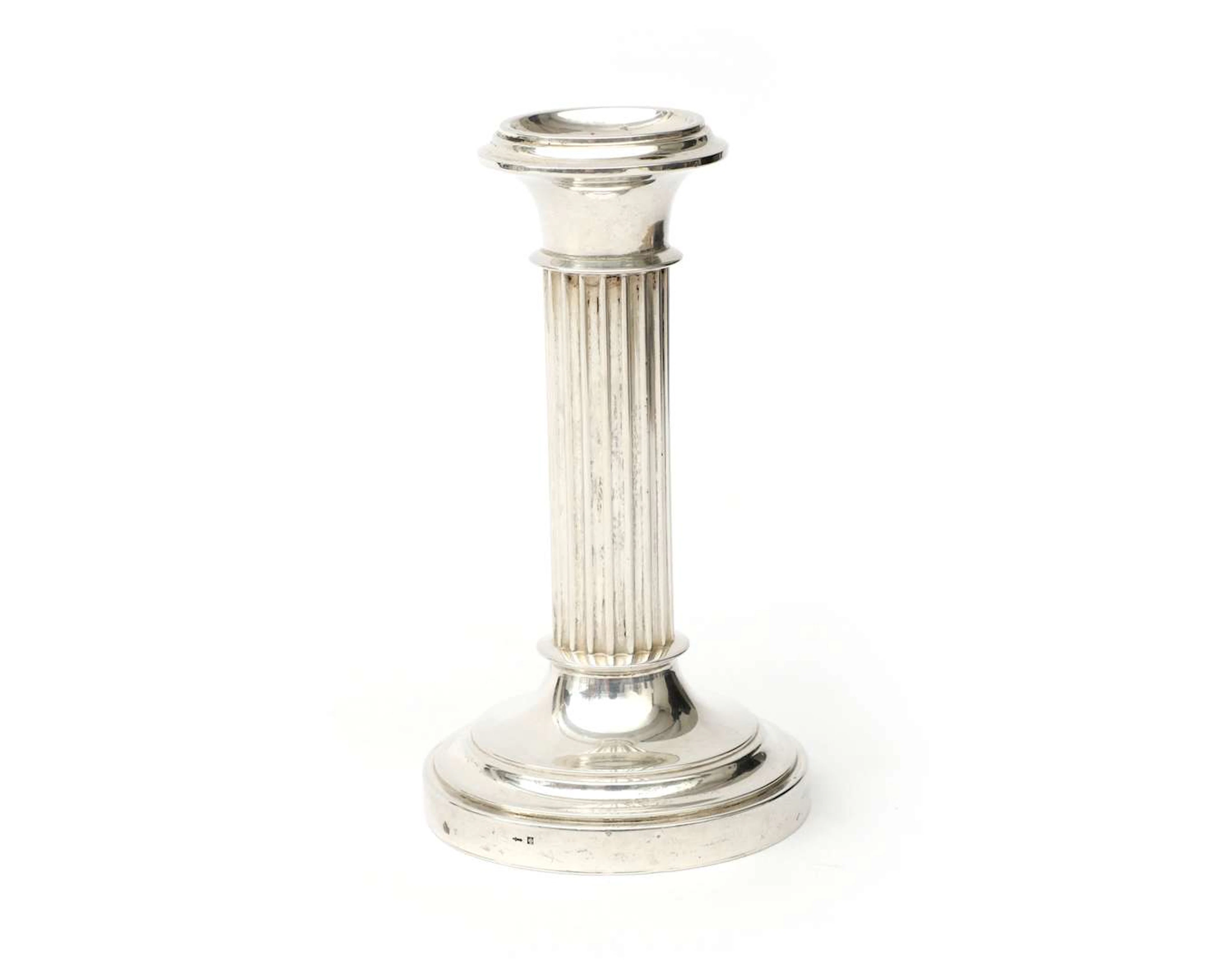 A silver candlestick, Netherlands, Voorschoten, 20th century