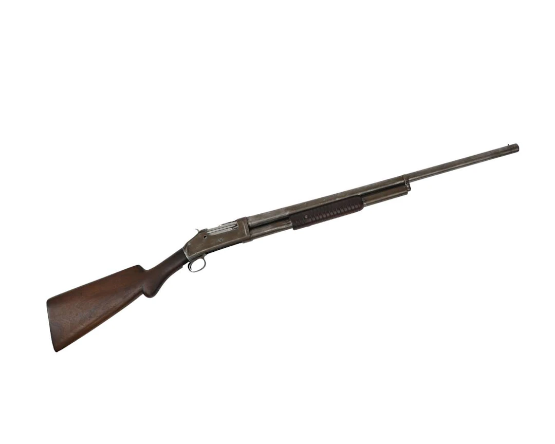 A slide-action rifle, Model 1893, manufactured by: Winchester Repeating