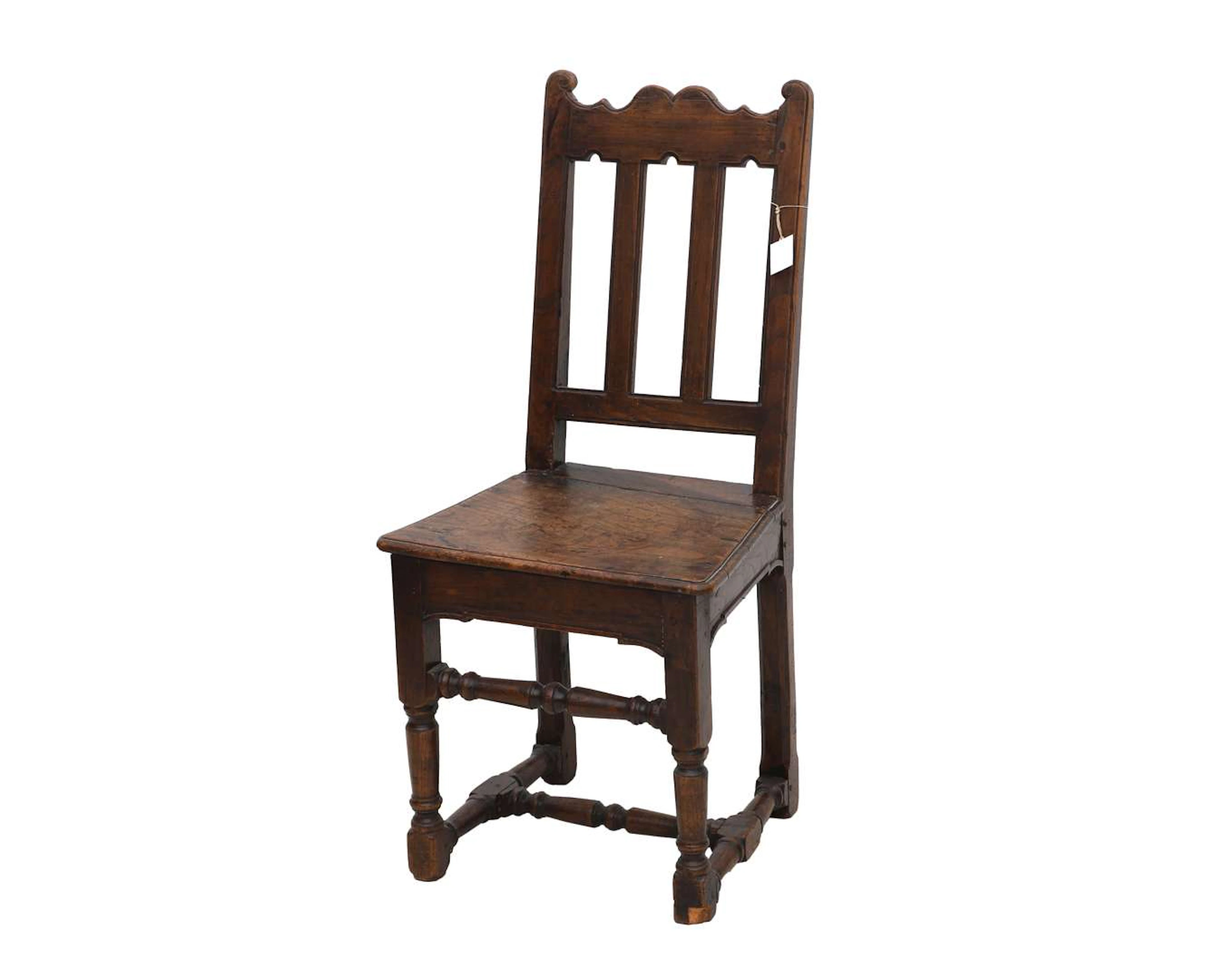 An oak chair. England, 17th/18th century