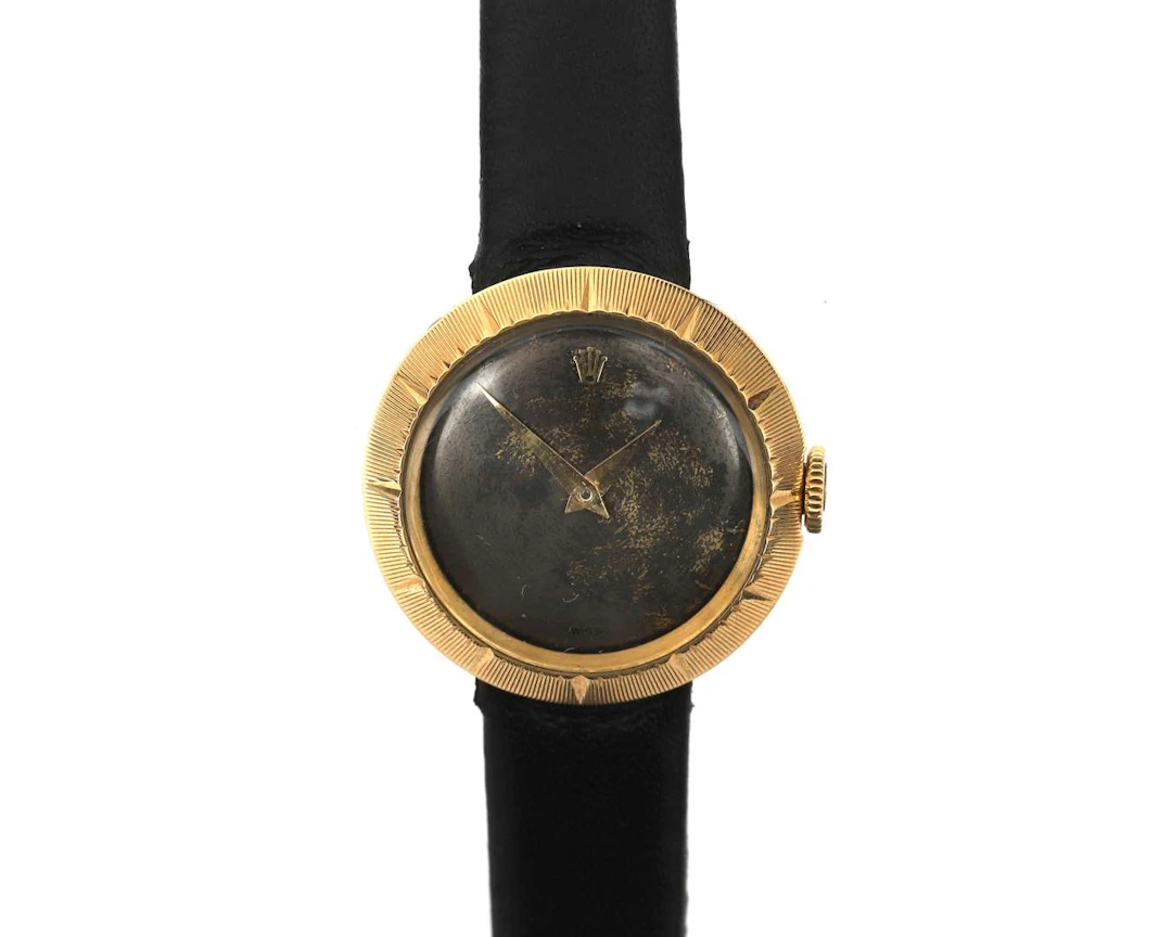 An 18-carat yellow gold Rolex Precision ‘Disco Volante’, ref. 9519. c. 1965.
