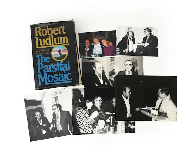 SIGNED - Signed editions by Robert Ludlum, Len Deighton, Bret Easton