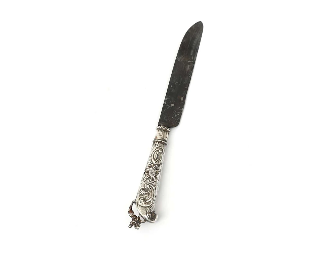 A silver knife, Holland, 18th/19th century
