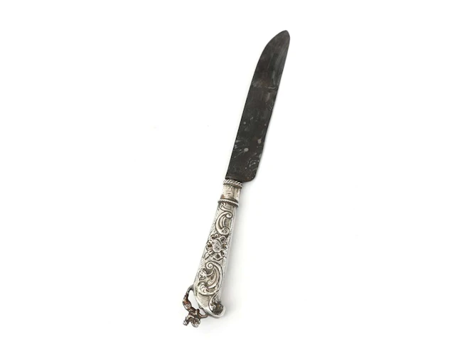 A silver knife, Holland, 18th/19th century