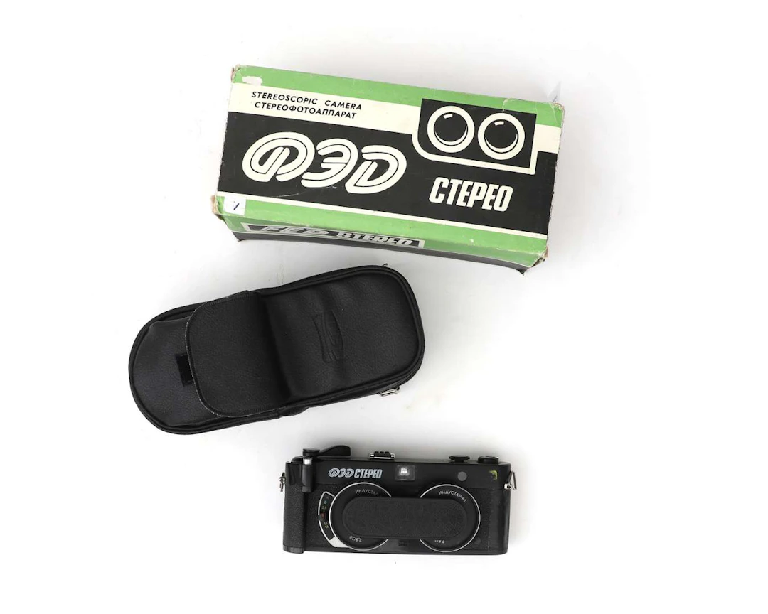 A FED stereo camera / Φ∃D CTEPEO camera, Russia, 20th century
