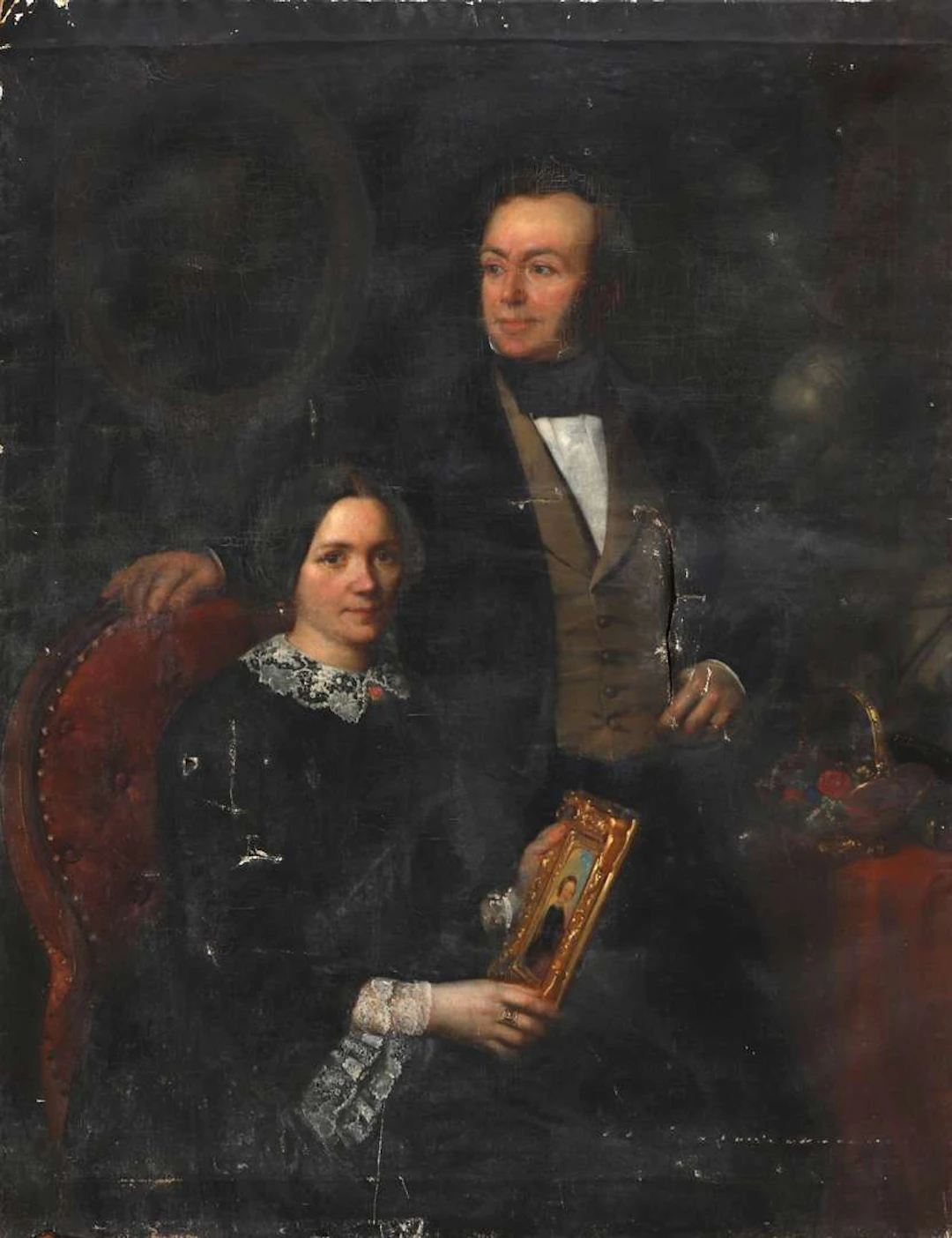 Possibly by Henricus Engelbert Reijntjens (1817-1900), Portrait of