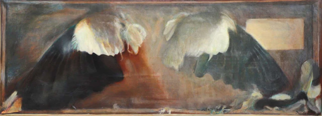 Iris Le Rütte (1960), ‘Fallen Angel, a collection of flight debris’