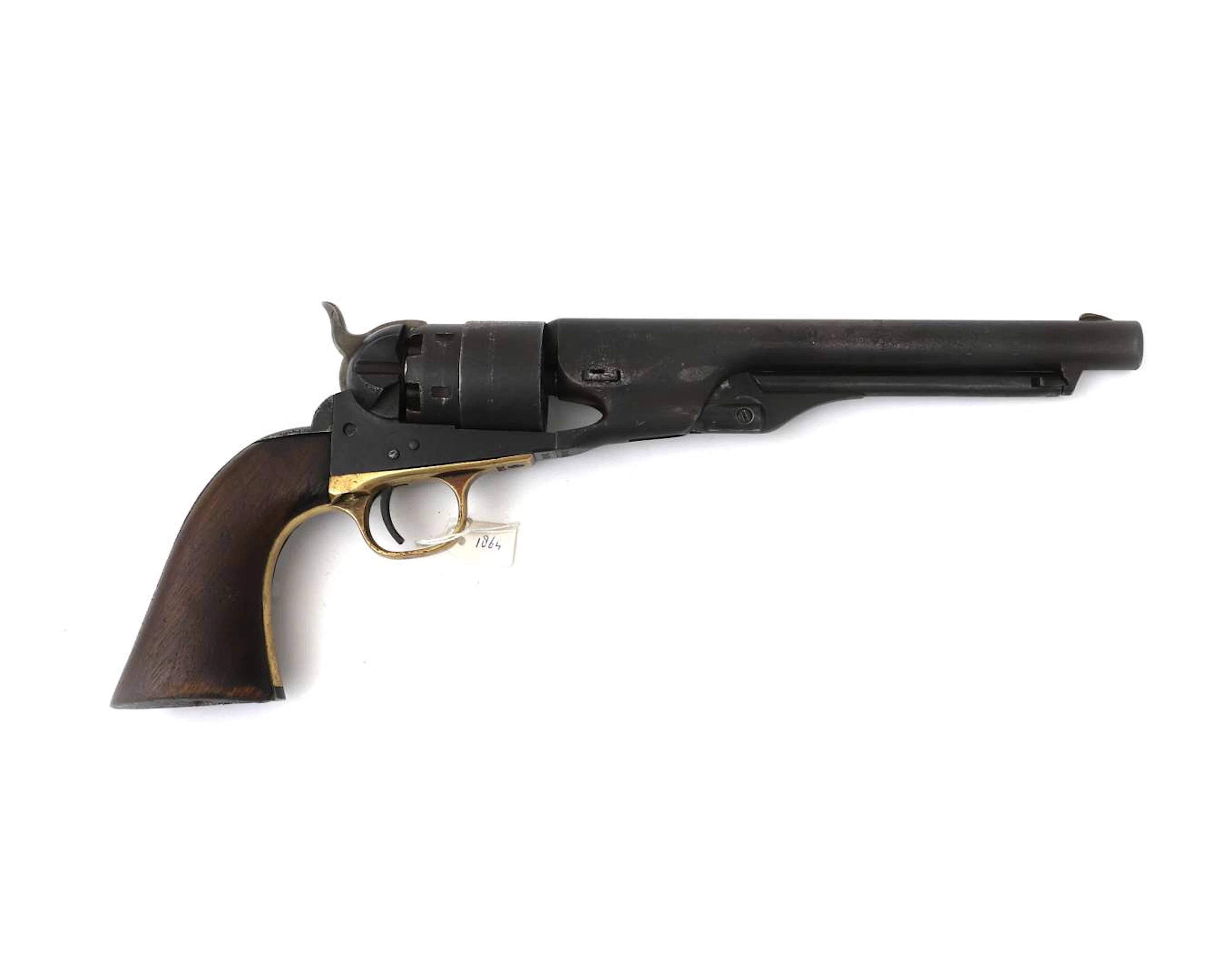 A Colt Army revolver, Model 1860, manufactured by: Colt, USA, c. 1860